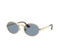 Ray-Ban Unisex Sunglass RB3931 By A$AP Rocky - Couleur du Monture: Doré arista, Couleur de Lentille: Bleu