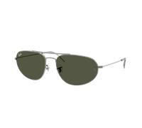 Ray - Ban Unisex Ray - Ban RB3945 004/31 Lunettes de soleil Métal Gris Vert Géométrique Normale
