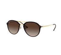Ray-Ban Unisex Sunglass RB4292N Blaze Double Bridge - Couleur du Monture: Havana Clair, Couleur de Lentille: Dégradé marron