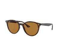 Ray-Ban Unisex Sunglass RB4305 - Couleur du Monture: Havana Clair, Couleur de Lentille: Polarisé Marron
