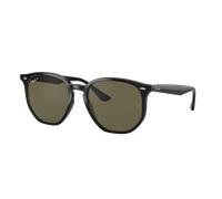 Ray-Ban Unisex Sunglass RB4306F - Couleur du Monture: Noir, Couleur de Lentille: G-15 Green Polarized