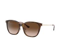 Ray-Ban Unisex Sunglass RB4333D - Couleur du Monture: Havana Clair, Couleur de Lentille: Dégradé marron