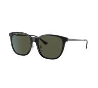 Ray-Ban Unisex Sunglass RB4333D - Couleur du Monture: Noir, Couleur de Lentille: Vert G-15