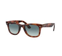 Ray-Ban Unisex Sunglass RB4340 Wayfarer Ease - Couleur du Monture: Havana Rouge, Couleur de Lentille: Dégradé Bleu