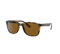 Ray-Ban Unisex Sunglass RB4374 - Couleur du Monture: Havana, Couleur de Lentille: Brun