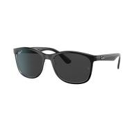 Ray-Ban Unisex Sunglass RB4374 - Couleur du Monture: Noir sur Transparent, Couleur de Lentille: Polarisé Noir