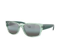 Ray-Ban Unisex Sunglass RB4388 - Couleur du Monture: Transparent Vert, Couleur de Lentille: Bleu