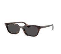 Ray-Ban Unisex Sunglass RB4456 Zaya Bio-Based - Couleur du Monture: Havana, Couleur de Lentille: Gris foncé