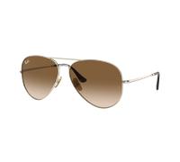 Ray-Ban Unisex Sunglass RB8089 Aviator Titanium - Couleur du Monture: Doré arista, Couleur de Lentille: Transparent et brun
