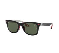 Ray-Ban Unisex Sunglass RB8395M Scuderia Ferrari Collection - Couleur du Monture: Noir, Couleur de Lentille: Vert G-15