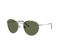 Ray - Ban Unisex Ray - Ban RBR0103S ROUND REVERSE 004/9A Lunettes de soleil Métal Gris Vert Pantos Polarisé