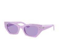 Ray-Ban Unisex Sunglass Zena Bio-Based - Couleur du Monture: Lilas, Couleur de Lentille: Violet