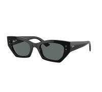 Ray-Ban Unisex Sunglass Zena Bio-Based - Couleur du Monture: Noir, Couleur de Lentille: Gris foncé Polarisé