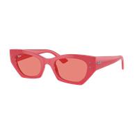 Ray-Ban - Lunettes de soleil élégantes avec modèle 4430 - Femme - Accessoires - Rouge - Taille: 52 MM
