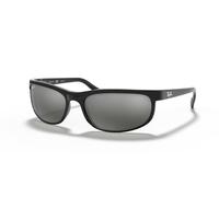 Ray-Ban Unisexe Predator 2 Lunettes de soleil Noir (Monture : Noir, Verres : Gris polarisé Miroir 601/W1), X-Large (Taille Fabricant : 62), Noir (monture : noir, verres : gris polarisé miroir 601/W1),