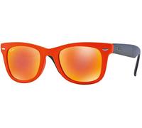 Ray-Ban Wayfarer Folding Lunettes de Soleil, Orange (601969), 54 mm Mixte