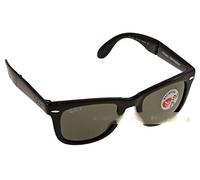 Ray-Ban Homme Sunglass RB4105 Wayfarer Folding Classic - Couleur du Monture: Noir, Couleur de Lentille: Vert G-15