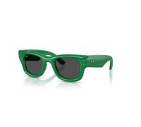 Ray - Ban Unisex Ray - Ban A$AP Rocky RB4940 WAYFARER PUFFER 683487 Lunettes de soleil Nylon Vert Noir Carré Normale