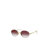 Ray - Ban Unisex Ray - Ban A$AP Rocky RB3929 001/8H Lunettes de soleil Métal Or Violet Ronde Normale Nuancé