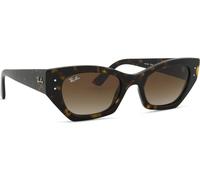 Ray - Ban Unisex Ray - Ban RB4430 ZENA 135913 Lunettes de soleil Injecté Tortue Marron Géométrique Normale Ombré