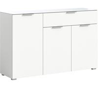 Ray buffet 1 tiroir 3 portes blanc.