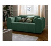 Lisa Design - Ray - canapé Droit 2 Places en Tissu texturé, Vert Sauge