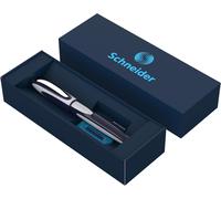 Ray Coffret Cadeau Stylo Roller Dans Un Étui En Carton (Avec Cartouches D'encre Standard,Convient Aux Droitiers Et Aux Gauchers) Bleu Foncé/Gris Clair