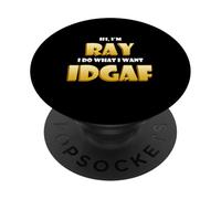 Ray Costume IDGAF Funny Meme Halloween Costume for Raymond PopSockets PopGrip Adhésif