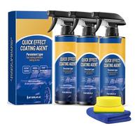 Ray Hong Advanced Car Quick-acting Coating Agent Spray, Ray Hong Quick Effect Coating Agent, 3 in 1 High Protection Quick Coatingspray for Cars (3 Pcs)