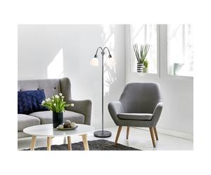 RAY lampadaire Métal-Verre Blanc E14 - Nordlux 63224033