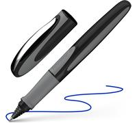 Ray Rollerball Pen (Refillable With Standard Ink Cartridges, Suitable For Right And Left Handed) 1 Piece, Onyx