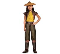 Raya and The Last Dragon Costume for Kids, Disney Warrior Princess Costume, Classic Size Medium (7-8)