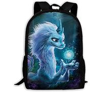 Raya and The Last Dragon Sac à dos cartoon Sac d'école Sac d'école Sac à dos Sac d'école Sac à dos Sac à dos Sac d'école primaire étanche réglable, 13, 27 * 14 * 35 cm (13 Zoll), Rucksack