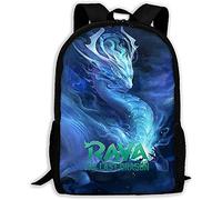 Raya and The Last Dragon Sac à dos de dessin animé pour étudiants - Durable - Imperméable - Réglable, Couleur 33, 28 * 14 * 40 cm (16 Zoll)