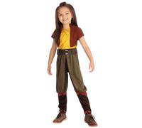 Rubie's Déguisement Raya et le dernier dragon Luxe Officiel Taille L 7 à 8 ans Marron