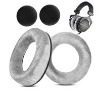 Rayakt Coussinets compatibles avec Beyerdynamic DT990 / DT880 / DT770 PRO | Coussinets de rechange en velours doux pour casque