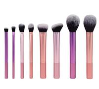 RAYAKT Real Techniques Lot de 8 pinceaux de maquillage professionnels Idéal pour le maquillage du visage et les débutants