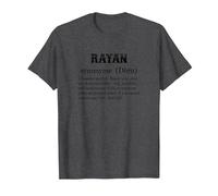 Rayan Prénom Définition | Synonyme Dieu - Drôle Humour T-Shirt, Homme, Chiné Foncé, XXL