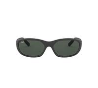 Rayban homme 0RB2016 W2578 59 Montures de lunettes, Noir (Matte Black/Crystal Green)