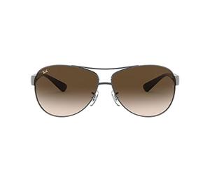 Rayban homme 0RB3386 004/13 67 Montures de lunettes, Gris (Gunmetal/Brown Gradient)