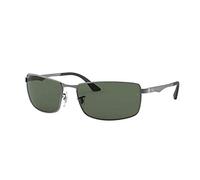 Rayban homme 0RB3498 004/71 61 Montures de lunettes, Gris (Gunmetal/Green)
