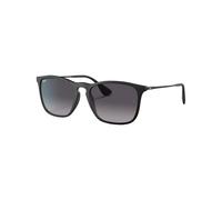 RAY BAN Lunettes de soleil Homme Modèle RB4187 - Catégorie 3 - Noir mat - Verres gris dégradés