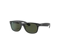 Rayban - Lunettes de soleil - New Wayfarer Matte Rubber Black G-15 Green en Nylon - Noir Noir