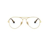 Rayban mixte adulte 0RX 6489 2500 58 Lunettes de soleil, Or (Gold)