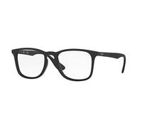 Rayban mixte adulte 0RX 7074 5364 52 Lunettes de soleil, Noir (Rubber Black)