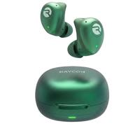 Raycon Écouteurs sans Fil Bluetooth de Fitness avec Micro intégré 54 Heures de Batterie IPX 7 étanche et étui de Chargement avec Conversation, SMS et Lecture Bluetooth 5.2 Sport Portable (Vert)