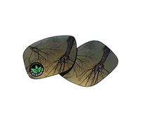 Raydi Verres de rechange en polycarbonate pour lunettes de soleil Spy Optic Discord Square - Bronze Golden Mirror - Polarisés