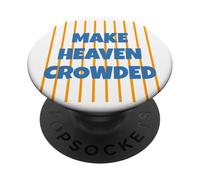 Rayé rendent Le Paradis bondé PopSockets PopGrip Adhésif