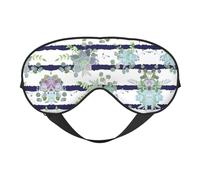 Rayé Succulentes Sommeil Eye Mas Design Mise à jour Blocage de la Lumière Nuit Eye Blinder Hommes Femmes Shift Travail Voyage