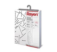 Rayen 6275.05 - Housse de repassage Basic Plus, fond blanc avec rayures noires